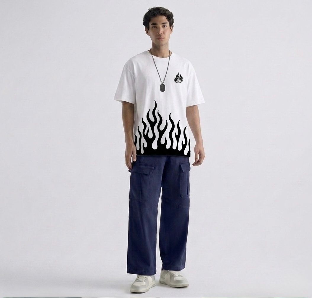 Men Print Track Suit| FLAME