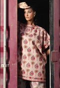 Pink Printed Khaddar 2-Piece Suit for Women